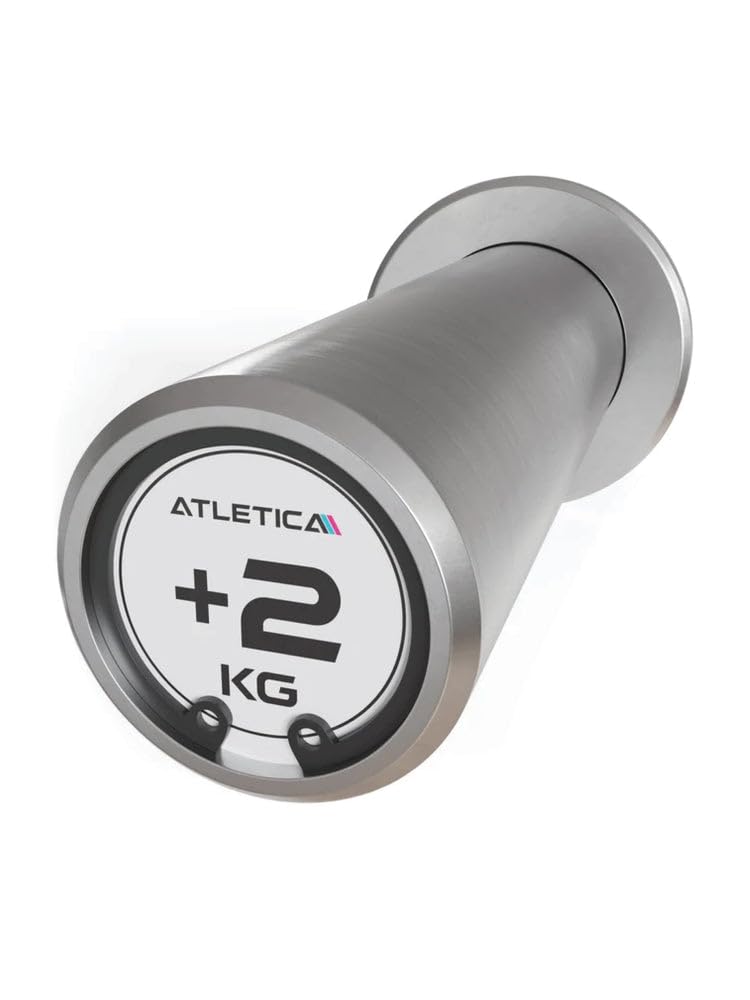 Atletica Weight Stack Pin, 15 cm, 50 mm Ø, 2 kg | Zum Erweitern des Gewichtsblocks, Rostfrei, Chrom-Beschichtung