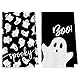 Artoid Mode Spooky Geist Boo Halloween Bar Küchentücher Geschirrtücher, 42x65 cm Mikrofaser Saugfähig Handtücher Küchen Deko 2er Set
