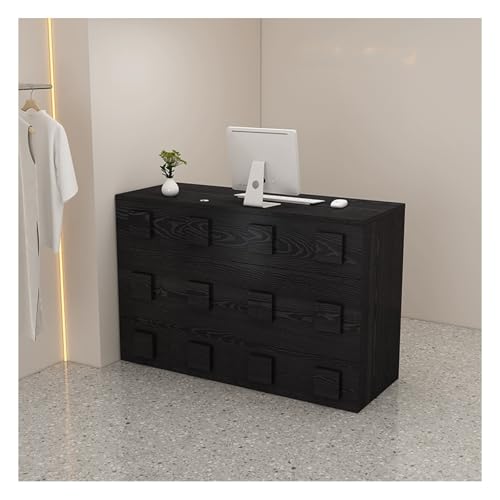 Escritorio de recepción con mostrador, recepción moderna para oficina, venta al por menor, vestíbulo y salón de belleza