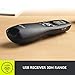 Logitech Professional Presenter R800, Wireless Presentation Clicker Remote with Green Laser Pointer and LCD Display , Black