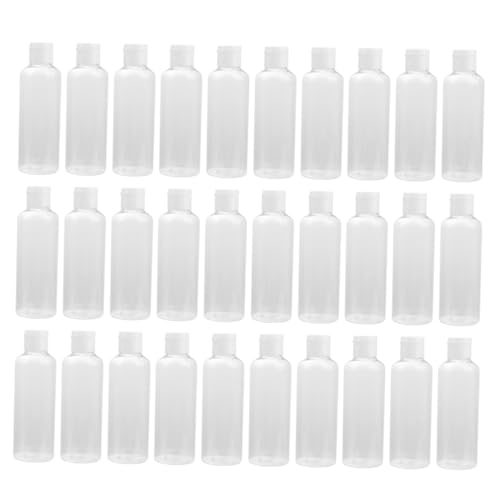 PATKAW 30 Piezas Botella Vacía Botellas De Loción Vacías Vacío Botella De Espuma Botellas De Cosméticos Botellas De Viaje Champú Perfume Bomba Obstáculo Colador Botella De Agua