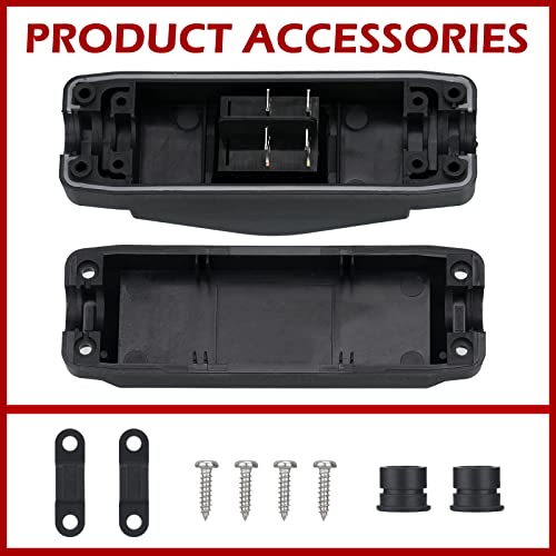 Kingdder THI-KINGDDER-207 2 Pieces Waterproof Inline Cord Switch Ac/Dc 12V-250V On/Off Heavy Duty Cord Button Switch Electrical Cord Switch thumb #3