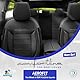 Universelle Samt/Stoff Sitzbezüge ’Comfortline’ Schwarz - 11-Teilig- - kompatibel mit Side-Airbags