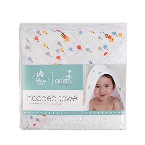 Cape de bain à capuche Disney bébé serviette éponge coton Winnie 78cm - 2