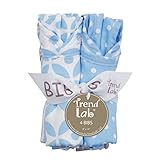 Trend Lab Bib Set, Blue, Logan, 4 Count