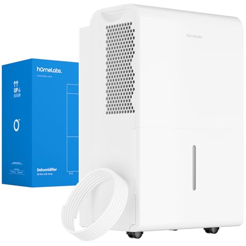 hOmeLabs 50 Pint Wi-Fi Dehumidifier