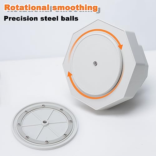 FRETONBA 360° Rotating Pen Holder, 9 Slots Pencil Pen Pot for Desk Cute Stationery Supplies Organiser - Image 2