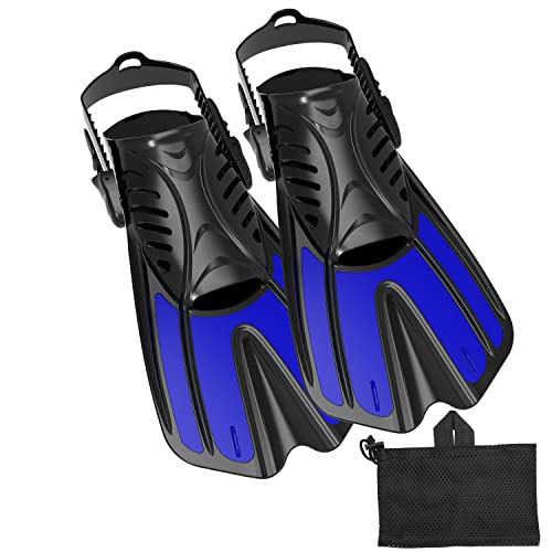 Diving fins Snorkeling Gear for Adults Snorkel fins ,Swim fins Open, Adjustable, Men, Women, Children, Swim Flippers