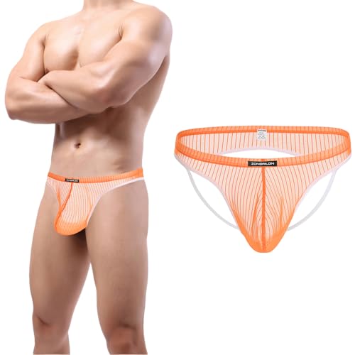 SUMABA Men's Lightweight Jockstrap Thong – Stretchy & Fashionable Design