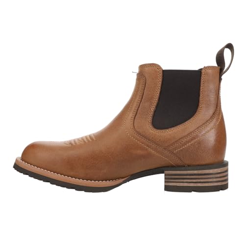Ariat Men's Hybrid Low Boy Round Toe Western Boot, Desert Brown, 10 Wide3