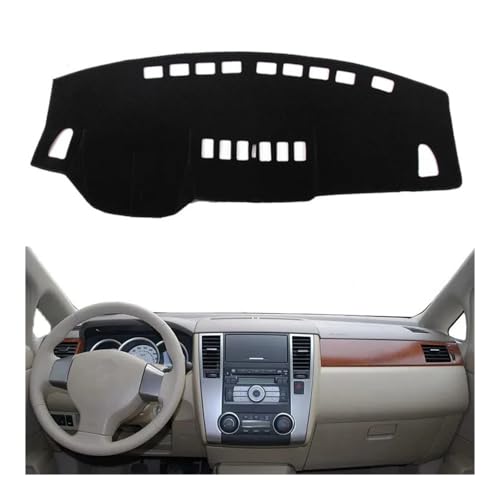 Tapis pare-soleil de tableau de bord pour voyages en Nissan Versa 07-11