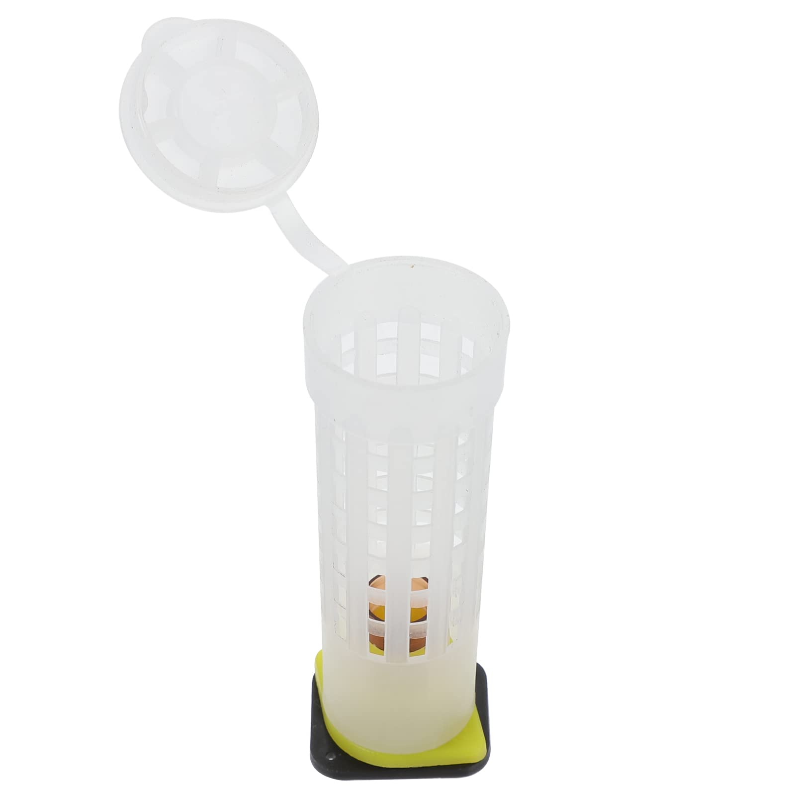 Beekeeping Rearing Cup Bees Keeper: 10 Bee Catcher Cage and 100 Base Queen Bee Roller Cage Bee Transporting Catcher Insectary Box