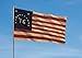 76 Bennington Vintage Flag 3x5ft Oxford Polyester Embroidered - Durable Fade Resistant Outdoor Display for House Yard Porch Wall Patriotic Decor 1776 Flag