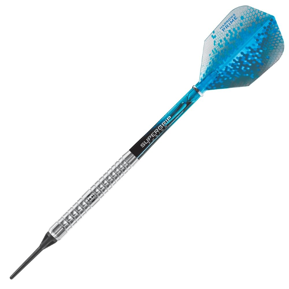 Harrows Pulse Dardos de Tungsteno al 90% | Juego de Dardos con Punta de Acero y Estuche de Transporte | 21 g, 22 g, 23 g, 24 g, 25 g y 26 g | Incluye Ejes Supergrip Fusion y Plumas de 100 Micras