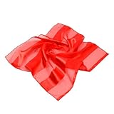 Premium Silk Feel Striped Satin Square Scarf 21