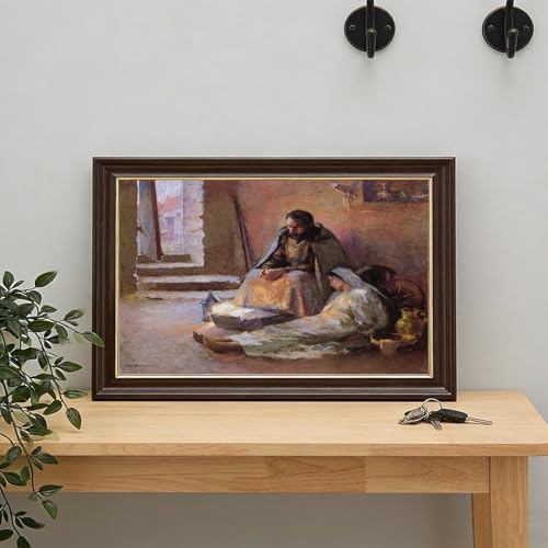 La Nativité de Gari Melchers cadre à suspendre cadeau - 7