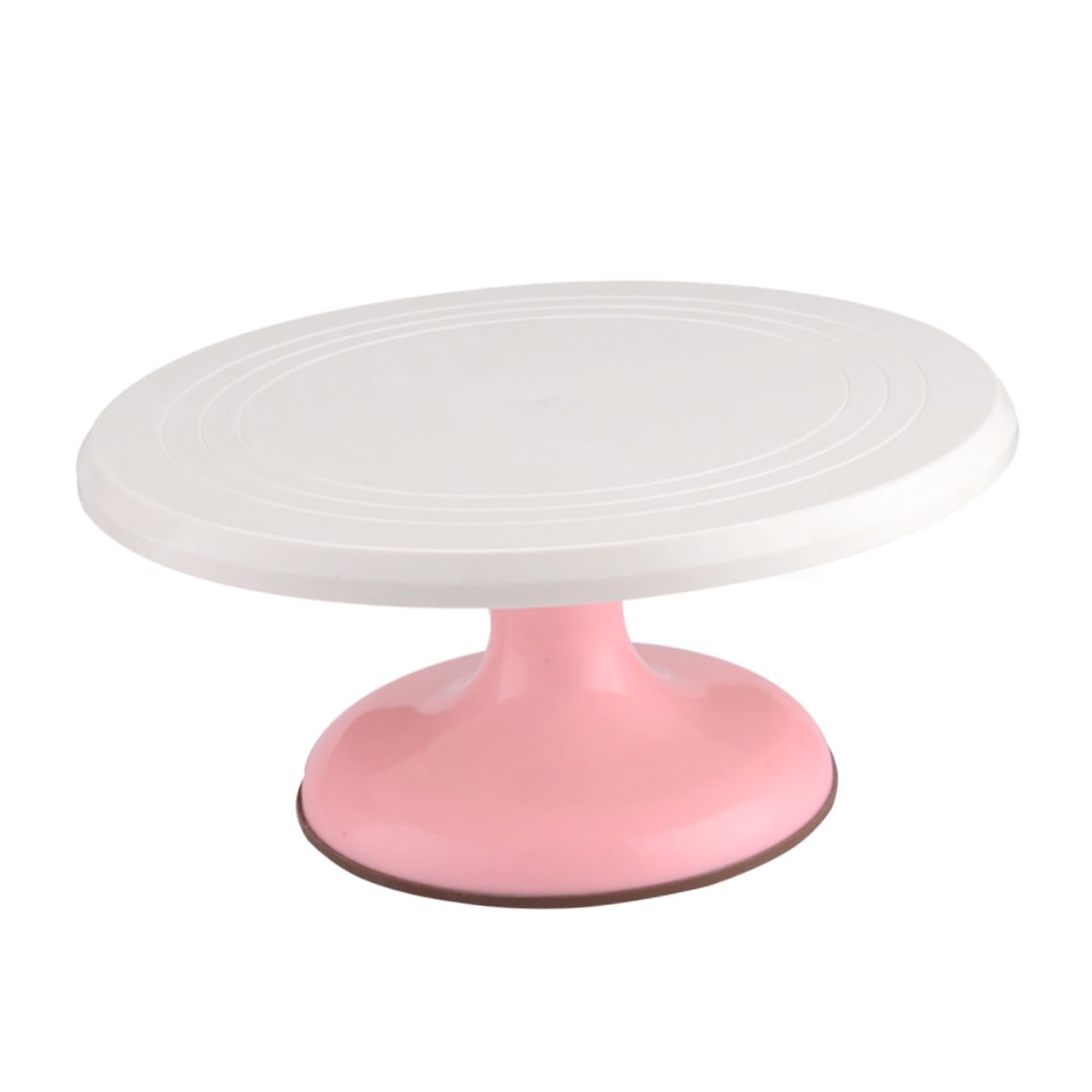 Plato Giratorio para Diseño Giratorio Manual 360° Adecuado para Rosa Decoración y Hornear Pasteles de Plástico en Restaurante Casa