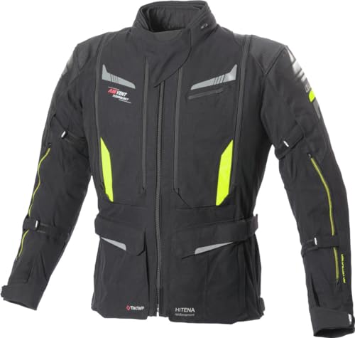 Veste moto textile Büse Agadir noir jaune taille 54 blouson route