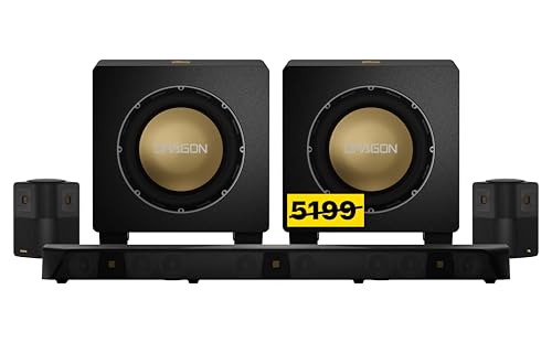 Image of Nakamichi Dragon 11.2.6 Ch Surround System w Dolby Atmos /DTS:X Pro (Pro Cinema Engine), HiFi AMTs, Dual Reference 12 inch Subs, Bipolar Surr, 6 Discrete Height Ch, 3850Watts Max Output. AVR Grade Soundbar
