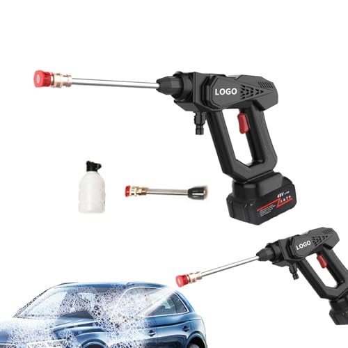 Hidrolimpiadora portátil inalámbrica, hidrolimpiadora de alta presión,Hidrolimpiadora de lavado de autos de alta presión para uso doméstico - Hidrolimpiadora multiusos para lavado de coches, riego de