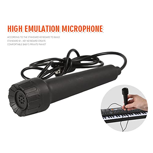 DUTTY Clavier électronique pour enfants Clavier électronique multifonction 61 touches avec microphone, sur mesure pour les bébés, avec microphone cadeau d’anniversaire pour enfants piano multifonction - Les Beatles, Paul McCartney, John Lennon, RIngo Starr, George Harrison DUTTY Clavier électronique pour enfants Clavier électronique multifonction 61 touches avec microphone, sur mesure pour les bébés, avec microphone cadeau d'anniversaire pour enfants piano multifonction – Image 7
