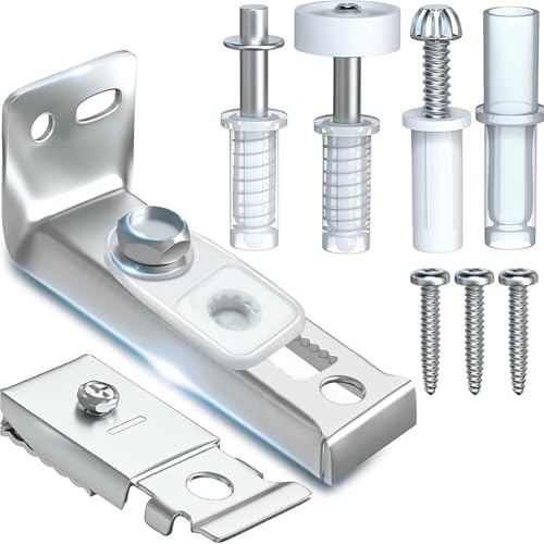 2sets Kit de Reparación para Herrajes de Puertas Bifold Repuestos para Puertas Corredizas de Clóset miniatura 1