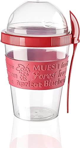 Cereal Travel Container, Breakfast Pots To Go, Yogurt Parfait