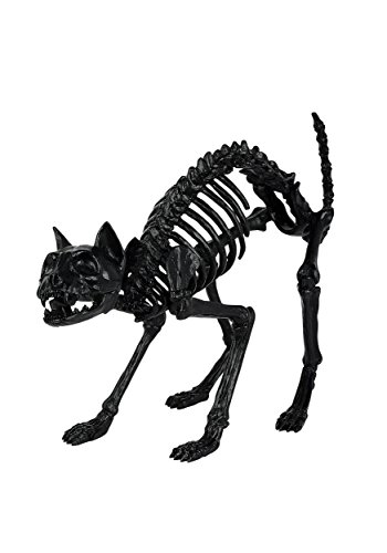 Crazy Bonez Skeleton Cat, Black