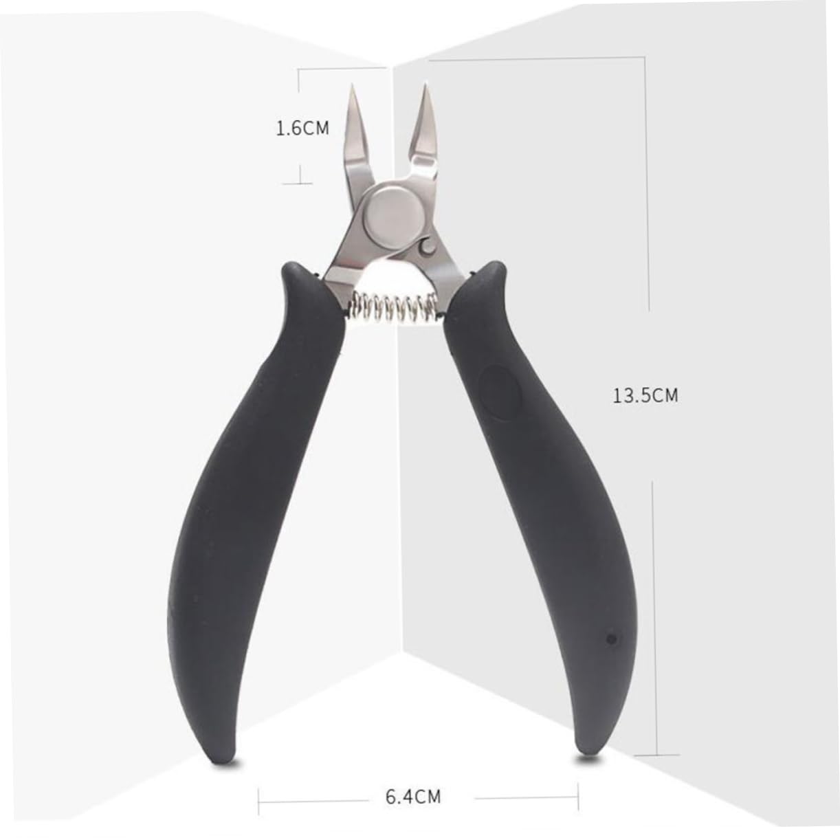 Healeved 3pezzi Tagliaunghie Acciaio Inossidabile Ergonomico Per Pedicure e Manicure Tronchesino Per Unghie Spesse e Incarnite Strumento Professionale Per Trattamenti Estetici Nero