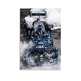 Maisuimaoyi Racing Poster Car Poster F1 Canvas Art Poster and Wall Art Picture Print Modern Family b