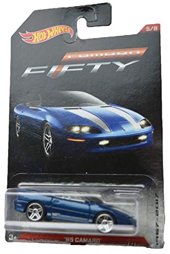 Hot Wheels Camaro Fifty year 95 Camaro azul miniatura 1