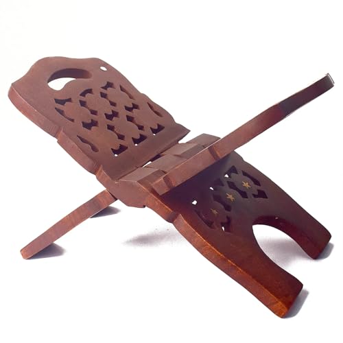 Satvik Wooden Rehal Stand for Holy Books