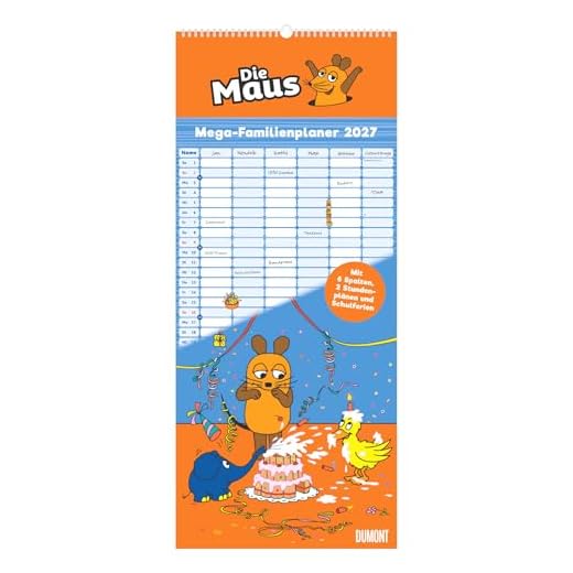 Die Maus Megaplaner 2027: Zur Sendung mit der Maus