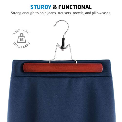 Zober ZO-W402 High-Grade Wooden Pants Hangers thumb #5