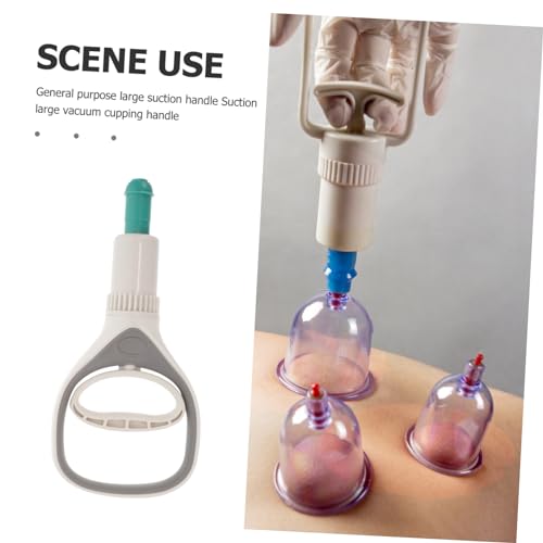 Herramienta de ventosa grande para cupping, mango de succión para terapia china, accesorios fáciles de usar miniatura 7