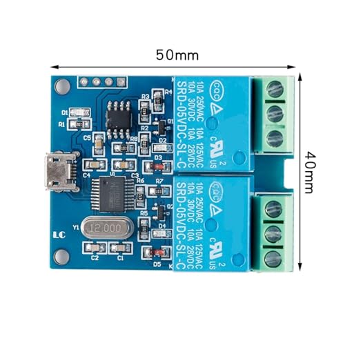Interruptor de control inteligente LCUS-2 con relé USB de doble vía 3