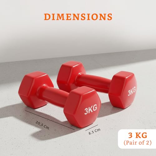 Image of Amazon Brand - Solimo Vinyl Dumbbell