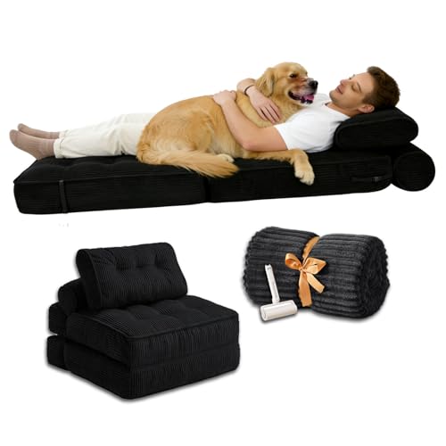 ���x�b�h�l�ԗp 2WAY�\�t�@�[�x�b�h�A190x85x20cm �ѕz�� �A ���x�b�h �l�ԗp �� �~�p�x�b�h �v���[���g�l�A�Ƒ��A�y�b�g�p,black