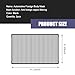 Sumjig 2 PCS Car Water Tank Protection Net, Thick Mesh Anti-cotton Willow Poplar Radiator Air Conditioning Water Tank Protection Filter Net, Elastic Rope Hook Installation Accessories (Black)