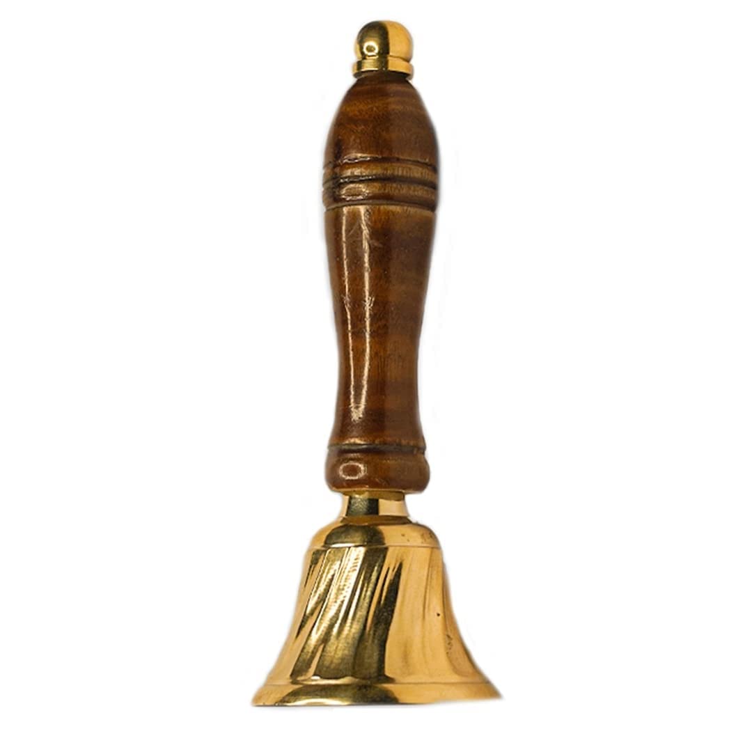 Cloche Ghanti en laiton pour purifier l'atmosphère du Puja Mandir
