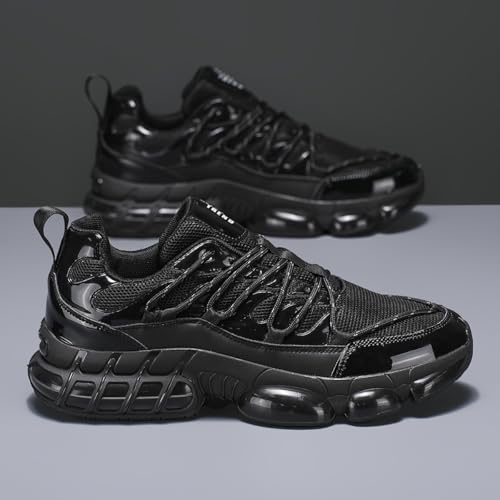 Image of Men's Walking Running Shoes Slip On Sneakers Non Slip Athletic Sports Tennis Fitness Casual Workout Gym Shoes Lightweight Trainers Fashion Soft Comfortable Shoe