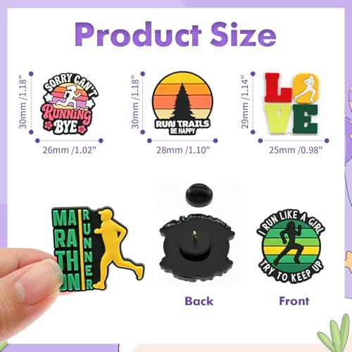 Image of Cute Pins Bulk, Funny Lapel Badge Pins Rubber Brooch Pins for Backpacks, Hats, Bags