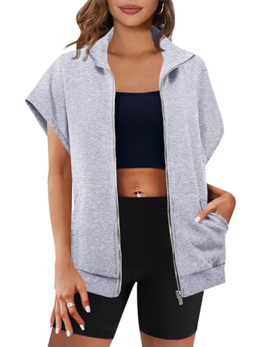 Gilet en polaire chaud femme contre le froid veste sans manches Fisoew