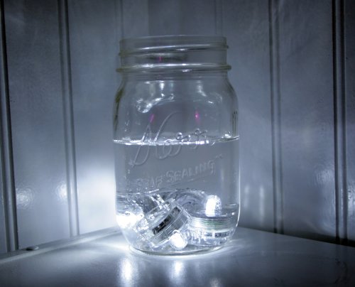 Bluedot Trading Led Submersible Waterproof Battery Operated Led Candle For Wedding/Party/Christmas/Floral Decoration Vase Lights - White - 1 Pack Of 10 #TOP3