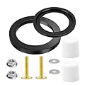 RV Toilet Seal Kit (Flush Ball Seal 385311658 & Base Seal Gasket 385311652) Compatible with Dometic 300/310/320 Series RV Toilets,Resolves Leakage Issues