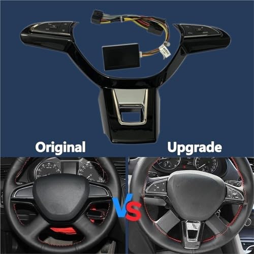 Bouton de volant LED pour Fabia 2015-2019 commande audio DVD Modèle B - 3