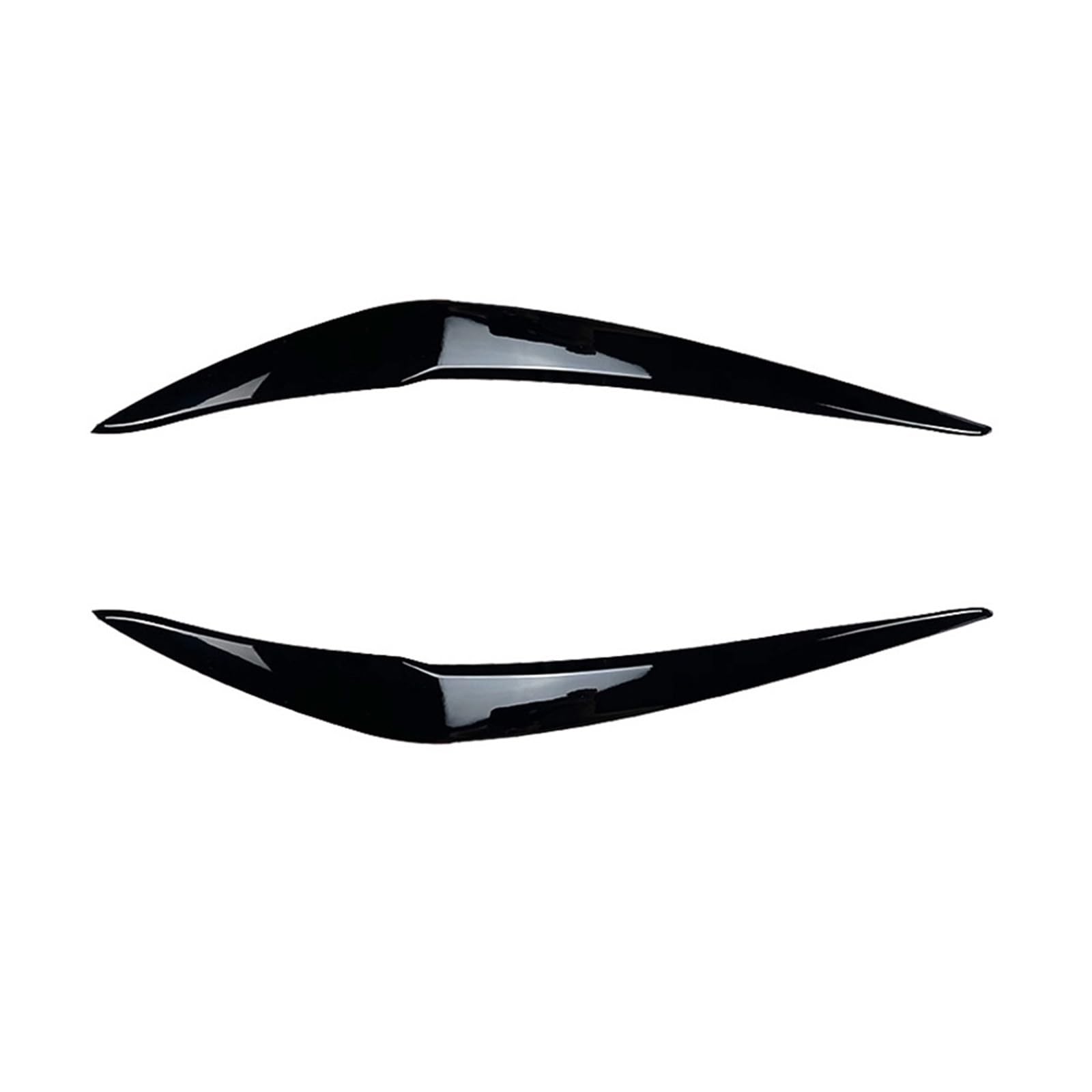 Car Headlight Eyebrows Eyelid Sticker for 1er F20 F21 Facelift 116i 118i 120i 125i M135i M140i 2015 2016-2019(Gloss Black)