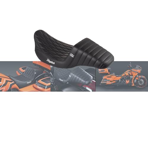 AdvanBlack 2023 Road Glide Seat "ProMonkey" Seat Extended Reach Harley Touring Seat Comfort Riding Seat Extended Reach Long Distance Riders Tall Boy Seat for '09-'23 Harley Touring
