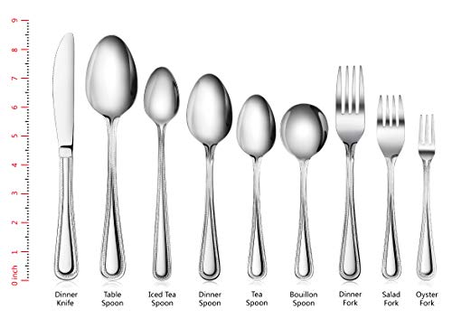 New Star Foodservice Bead Pattern, Stainless Steel, 36-Piece Flatware Set #TOP2