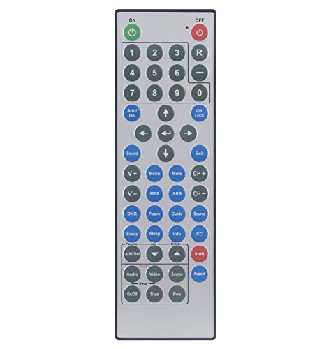 PERFASCIN Replacement Remote Fit for SunBrite Pro 2 Series 1K/4K Weatherproof Outdoor LED 4K UHD TV SB-P2-32-1K SB-P2-43-1K SB-P2-49-4K SB-P2-55-4K SB-P2-65-4K